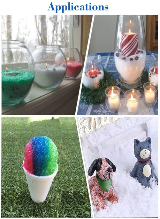 53 Arts Artificial Fake Fluffy Instant Ice Snow Making Powder Kit for Girls Boys Kids Fun Play Party,Christmas Tree Decorations Decor Items for Home Fun Ice Snow Playtime (100 gm) - Image 5